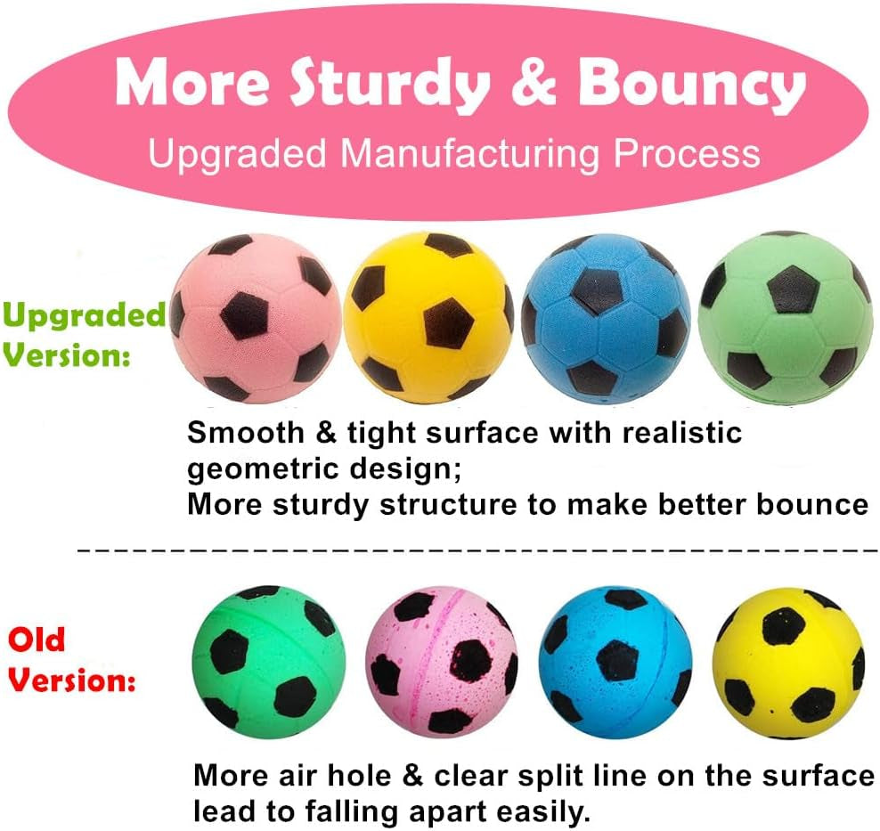 Foam Soccer Balls for Cats - Set of 12