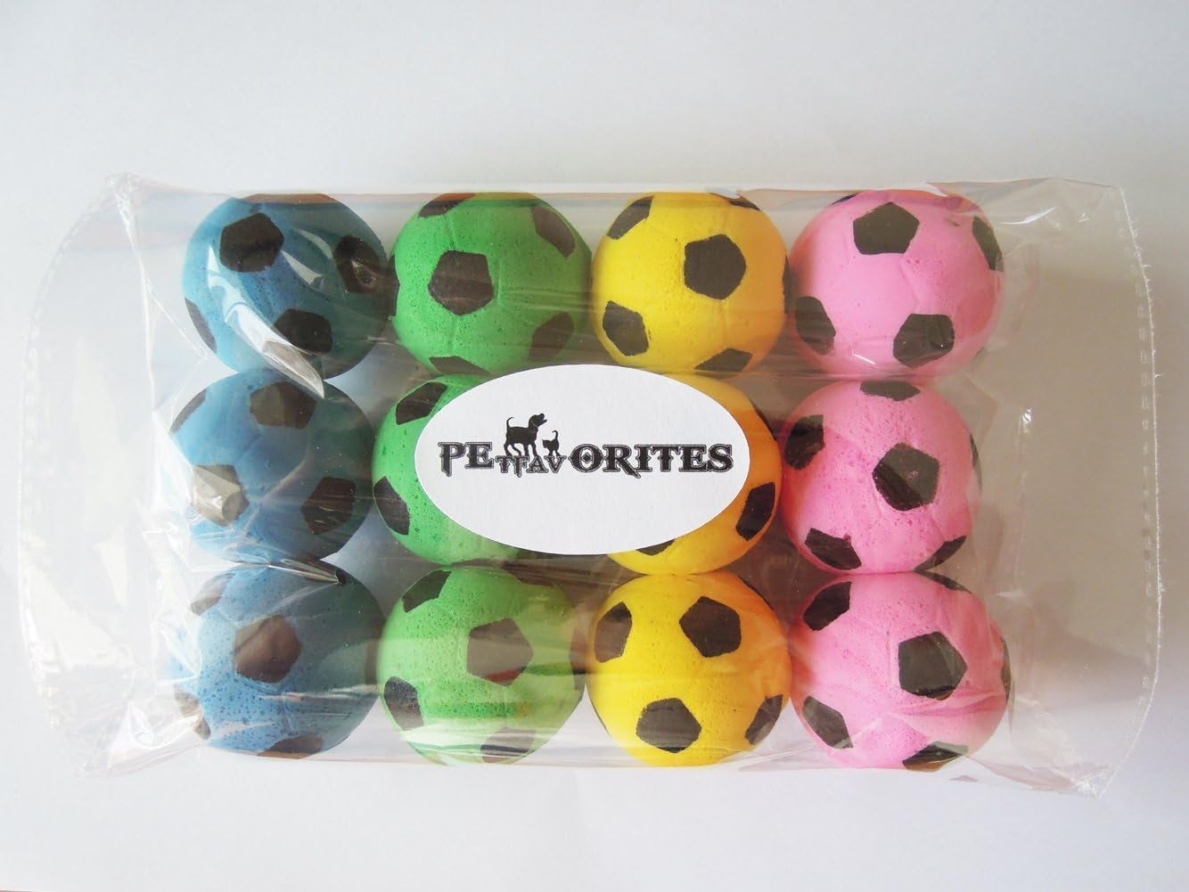 Foam Soccer Balls for Cats - Set of 12